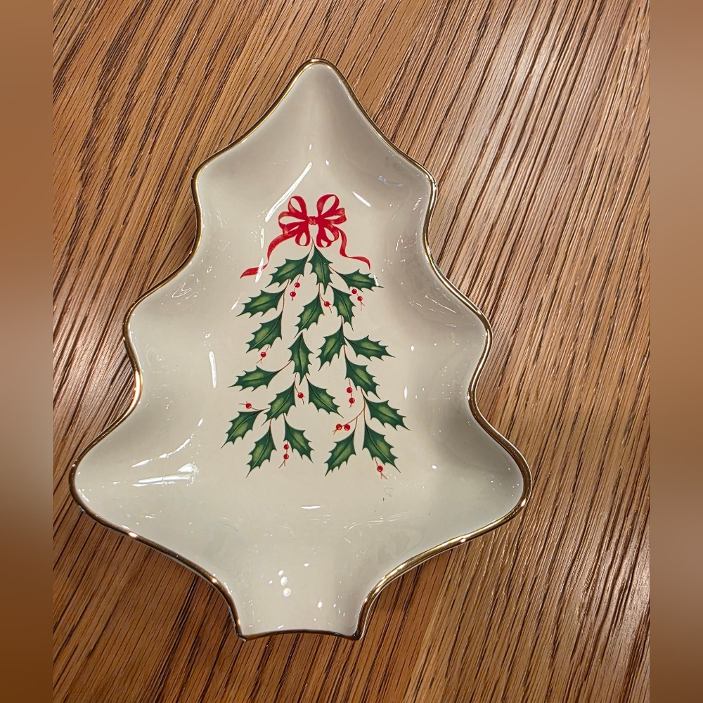 Lenox Holiday Tree Plate
